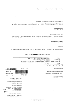Canadian Patent Document 2707211. Prosecution-Amendment 20141226. Image 1 of 47