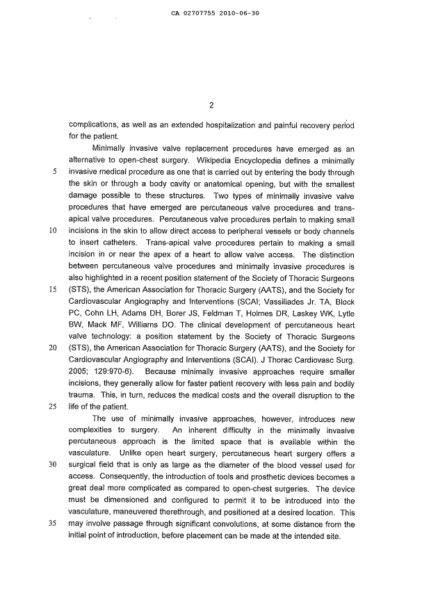 Document de brevet canadien 2707755. Description 20100630. Image 2 de 33
