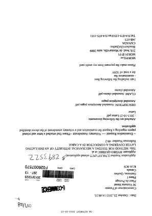Canadian Patent Document 2708537. Prosecution-Amendment 20121223. Image 1 of 11