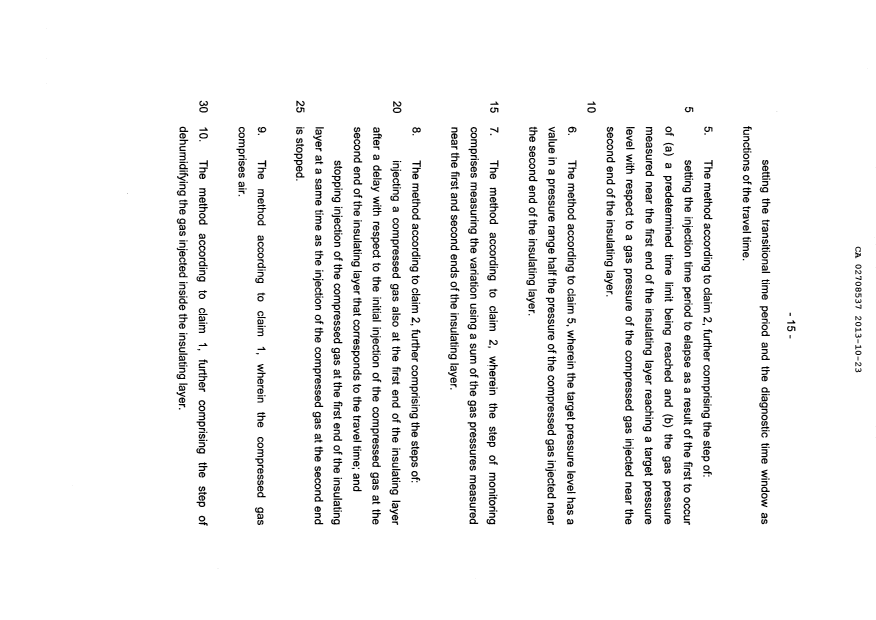 Document de brevet canadien 2708537. Revendications 20121223. Image 2 de 4