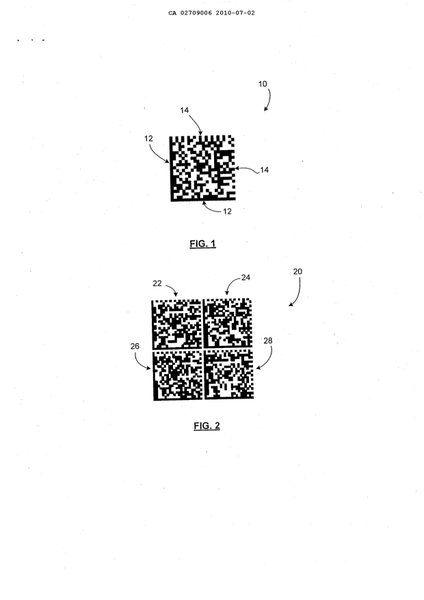 Document de brevet canadien 2709006. Dessins 20100702. Image 1 de 9