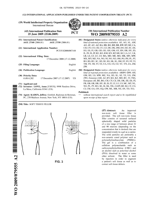 Document de brevet canadien 2709581. Abrégé 20100616. Image 1 de 1