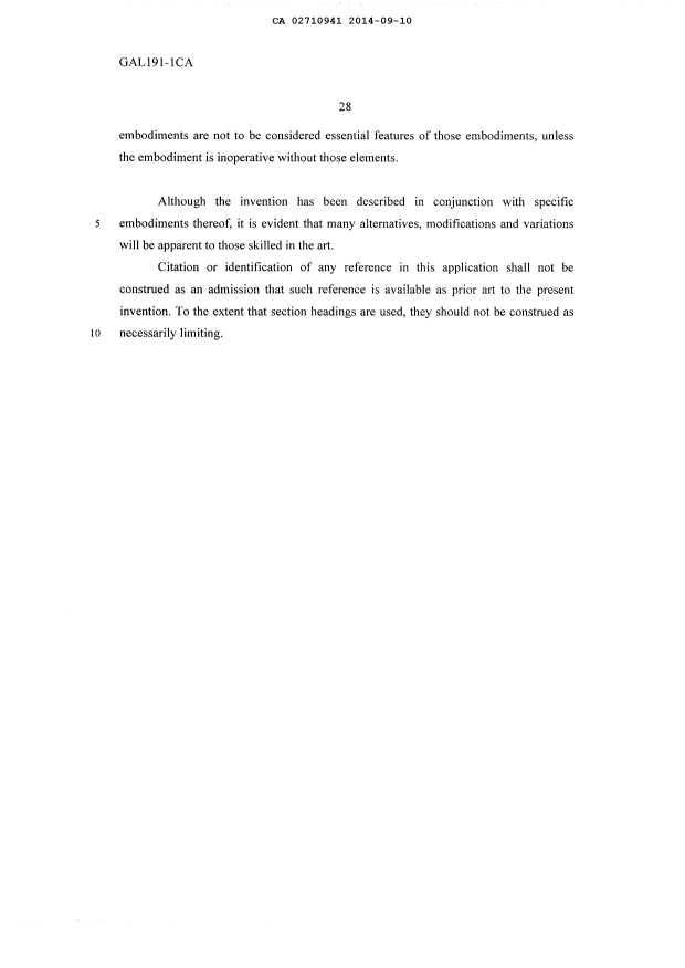 Document de brevet canadien 2710941. Description 20140910. Image 28 de 28