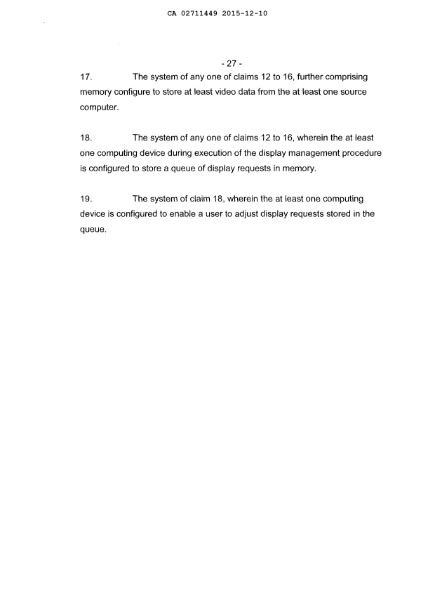 Document de brevet canadien 2711449. Revendications 20151210. Image 6 de 6