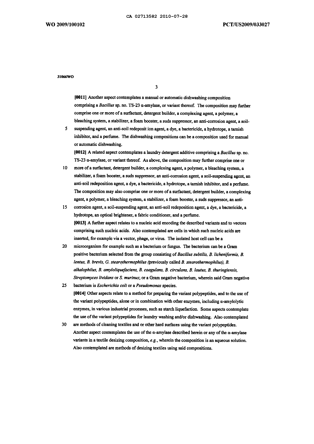 Canadian Patent Document 2713582. Description 20100728. Image 3 of 93