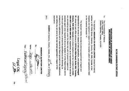 Canadian Patent Document 2713787. Correspondence 20111228. Image 3 of 4