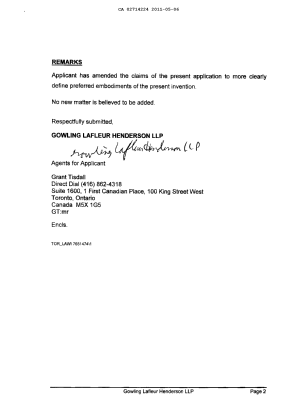 Canadian Patent Document 2714224. Prosecution-Amendment 20110506. Image 2 of 15