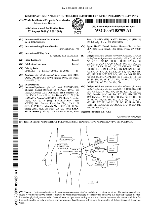 Canadian Patent Document 2715628. Abstract 20100816. Image 1 of 2