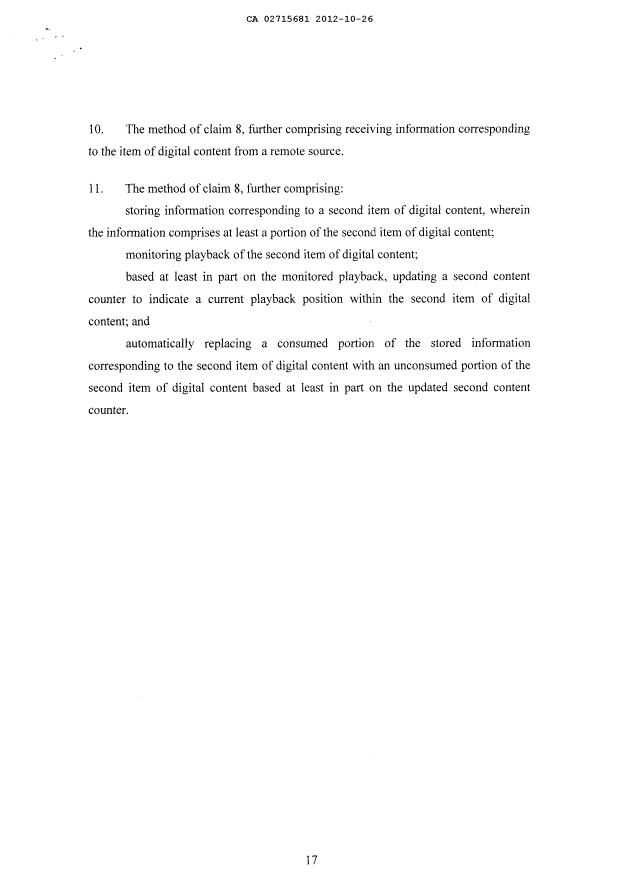 Document de brevet canadien 2715681. Poursuite-Amendment 20121026. Image 14 de 14