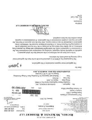 Document de brevet canadien 2719002. Poursuite-Amendment 20101224. Image 1 de 1