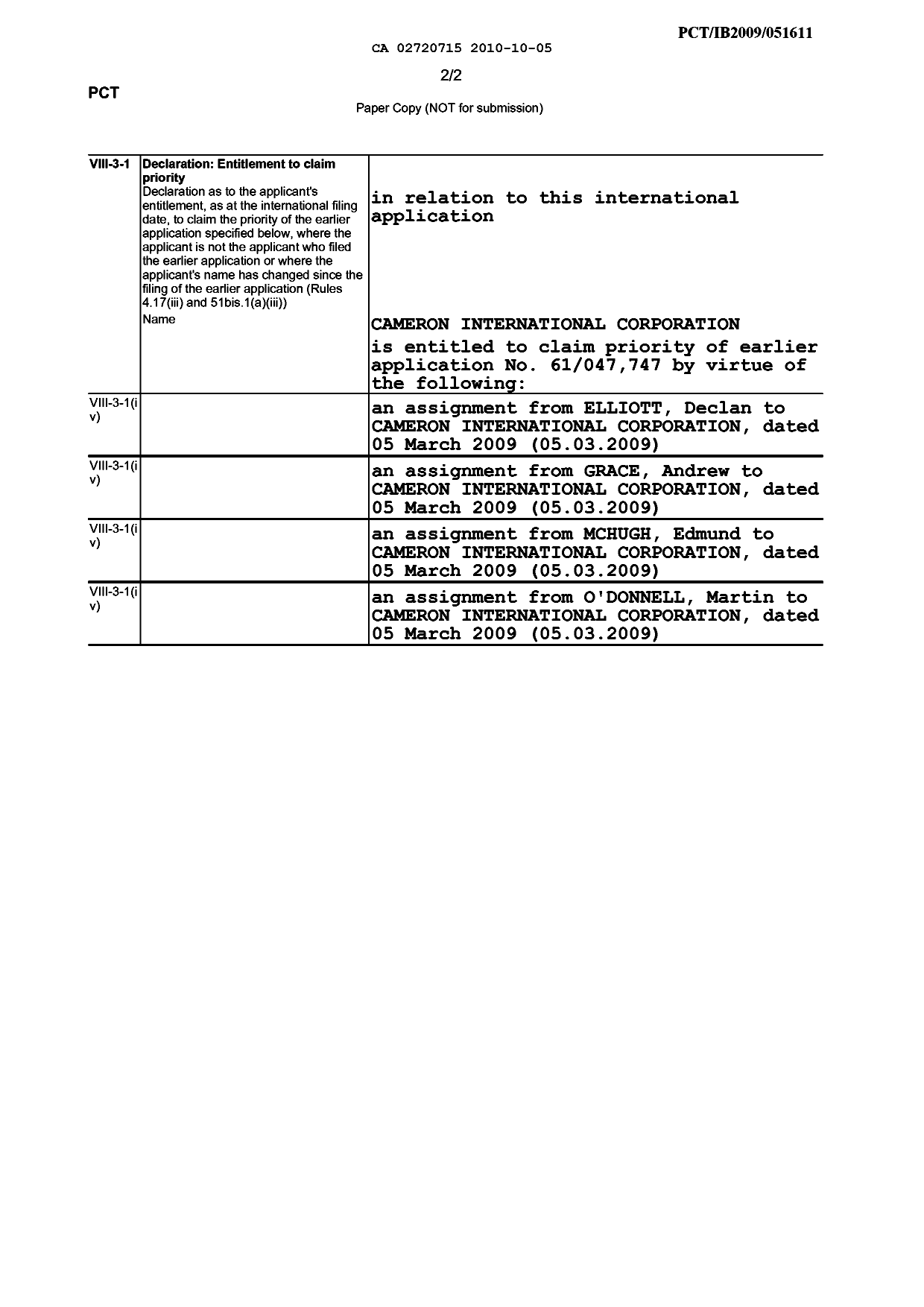 Canadian Patent Document 2720715. PCT 20101005. Image 5 of 5