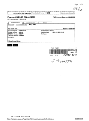 Document de brevet canadien 2722278. Paiement de taxe périodique 20180313. Image 1 de 1