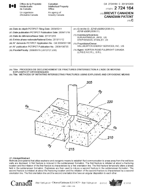 Document de brevet canadien 2724164. Page couverture 20131031. Image 1 de 1