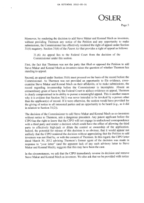 Canadian Patent Document 2724561. Correspondence 20111231. Image 3 of 5