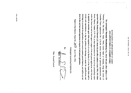 Document de brevet canadien 2724561. Correspondance 20111231. Image 5 de 5