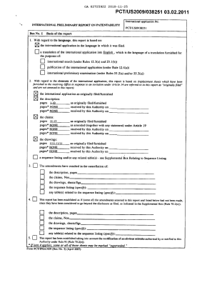 Document de brevet canadien 2725922. Rapport d'examen préliminaire international 20101125. Image 2 de 3
