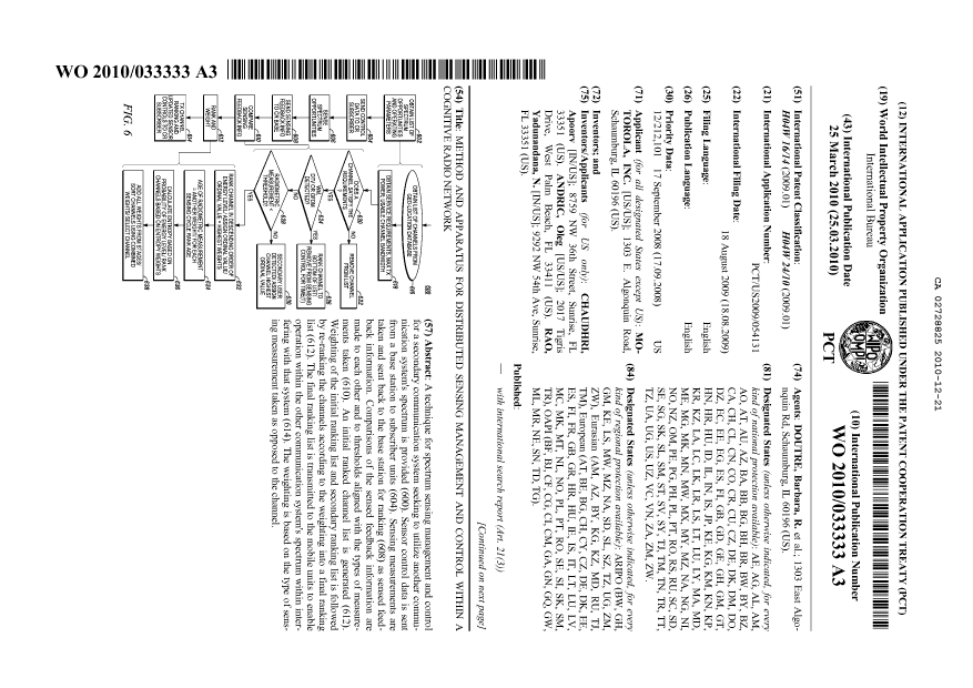 Document de brevet canadien 2728825. Abrégé 20101221. Image 1 de 2