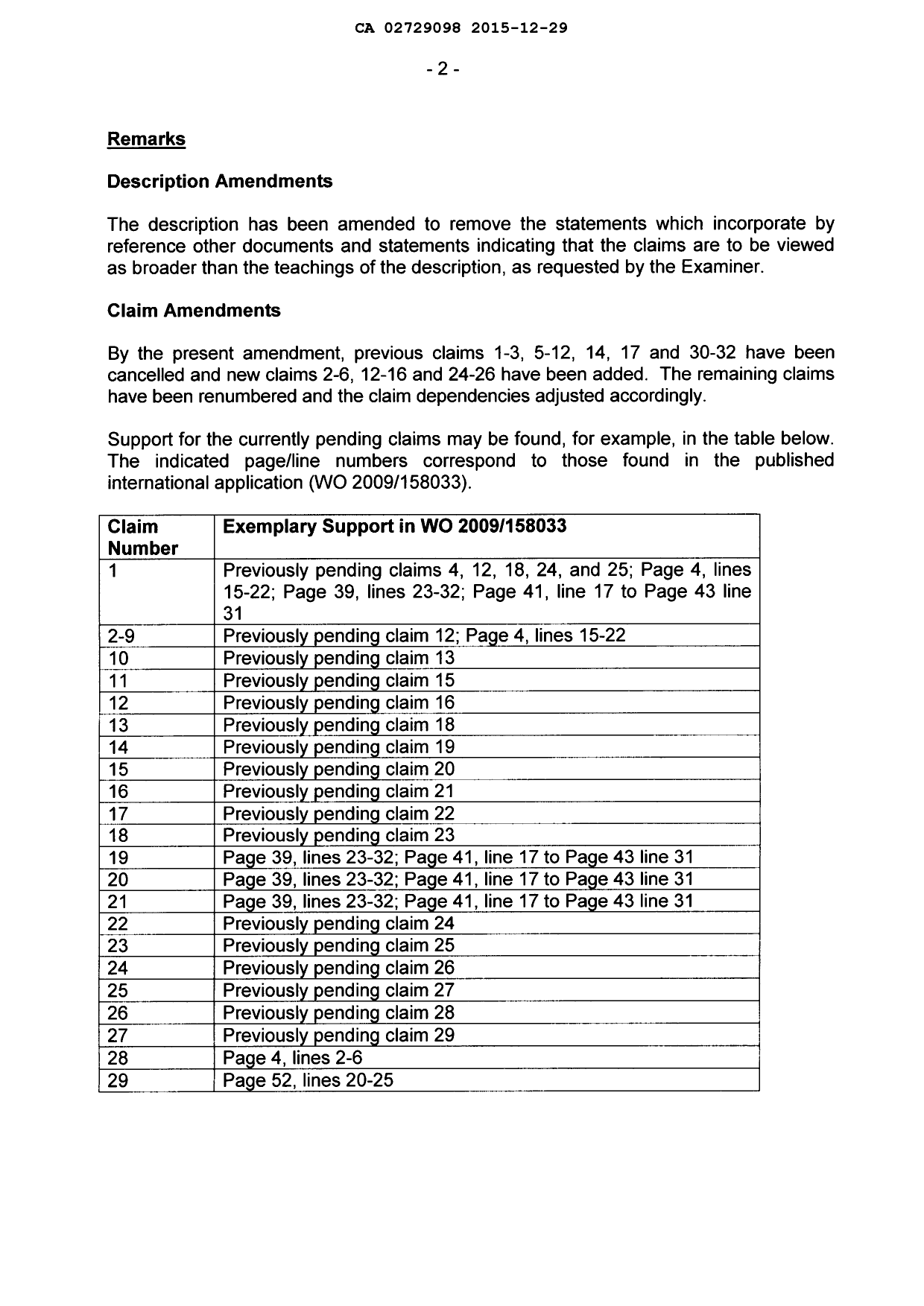Canadian Patent Document 2729098. Prosecution-Amendment 20141229. Image 2 of 25
