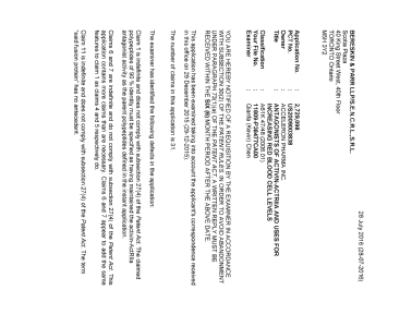 Canadian Patent Document 2729098. Prosecution-Amendment 20151228. Image 1 of 4