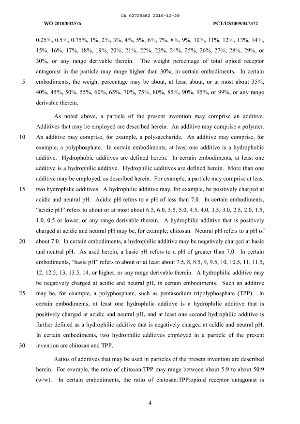 Canadian Patent Document 2729582. Description 20091229. Image 4 of 43