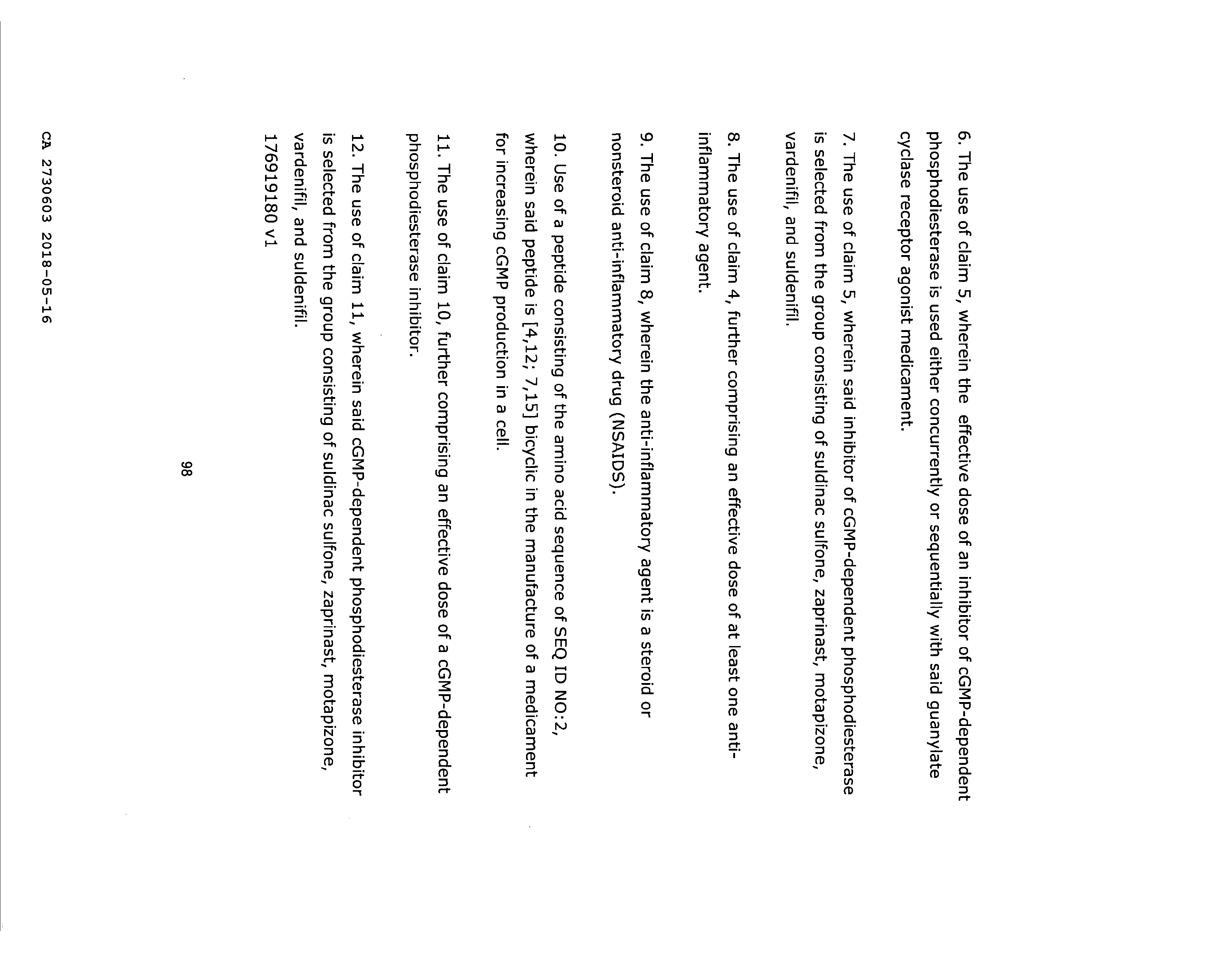 Canadian Patent Document 2730603. Claims 20171216. Image 2 of 2