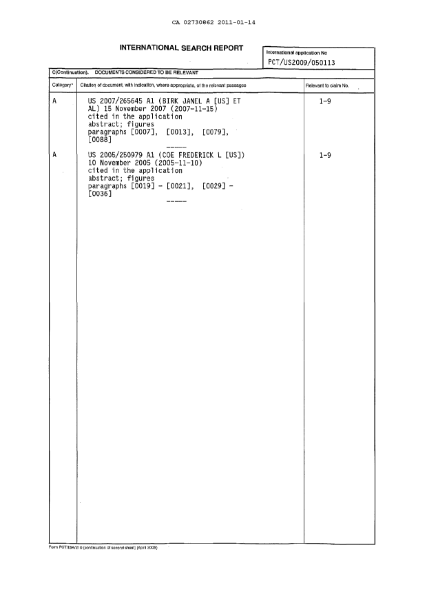 Document de brevet canadien 2730862. PCT 20110114. Image 2 de 11