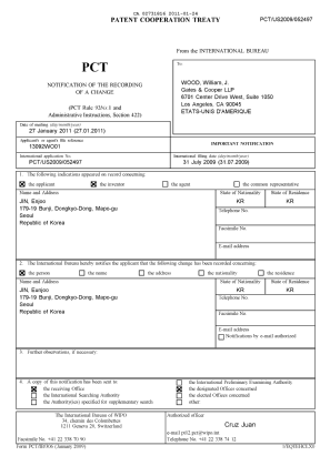 Document de brevet canadien 2731816. PCT 20110124. Image 1 de 17