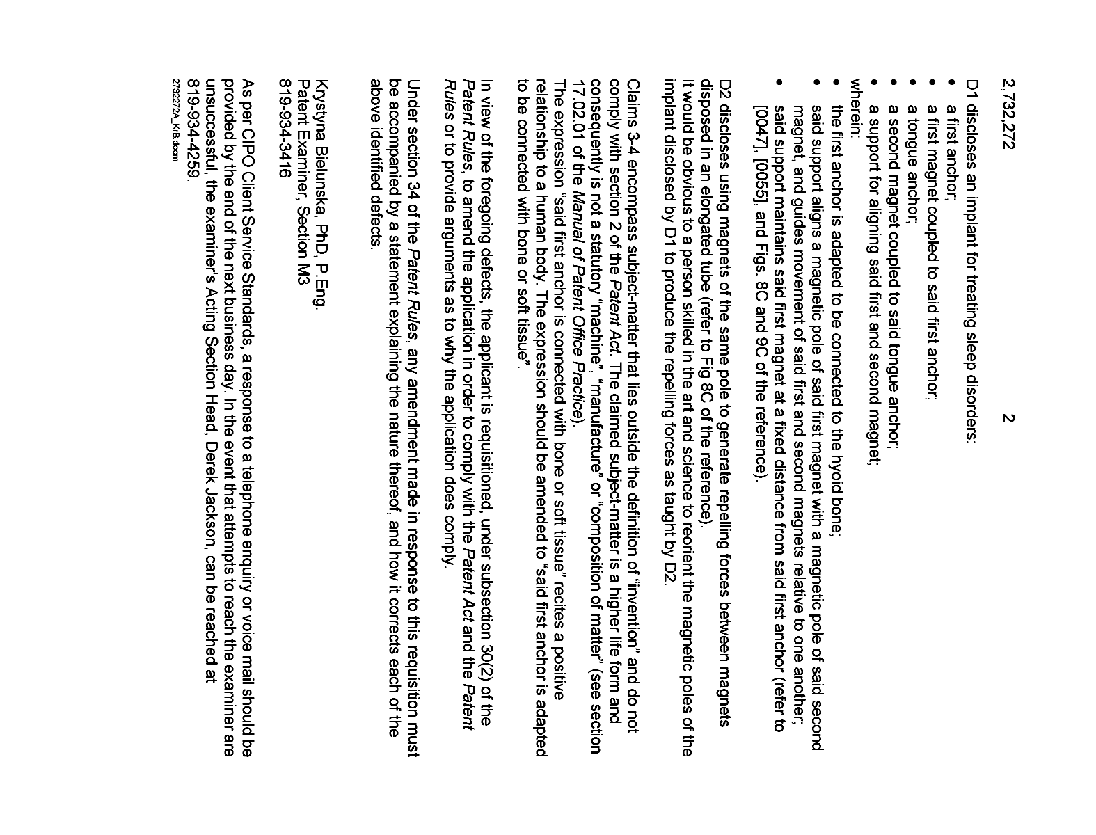 Canadian Patent Document 2732272. Prosecution-Amendment 20141229. Image 2 of 3