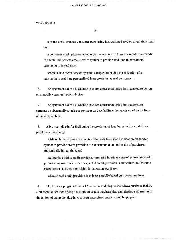 Document de brevet canadien 2733343. Revendications 20110303. Image 3 de 4