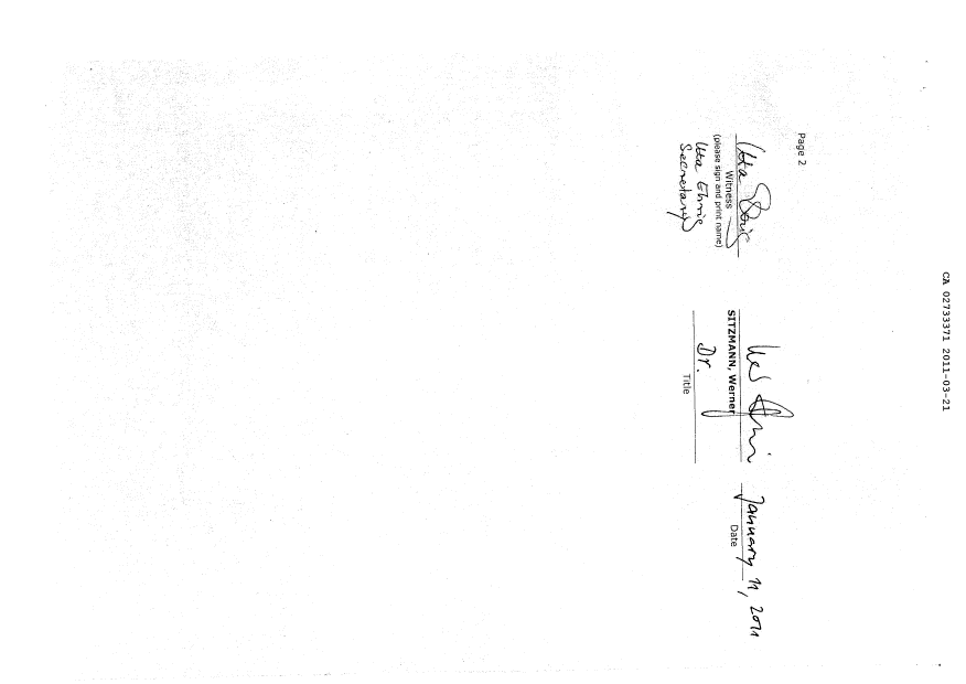 Canadian Patent Document 2733371. Assignment 20110321. Image 3 of 3