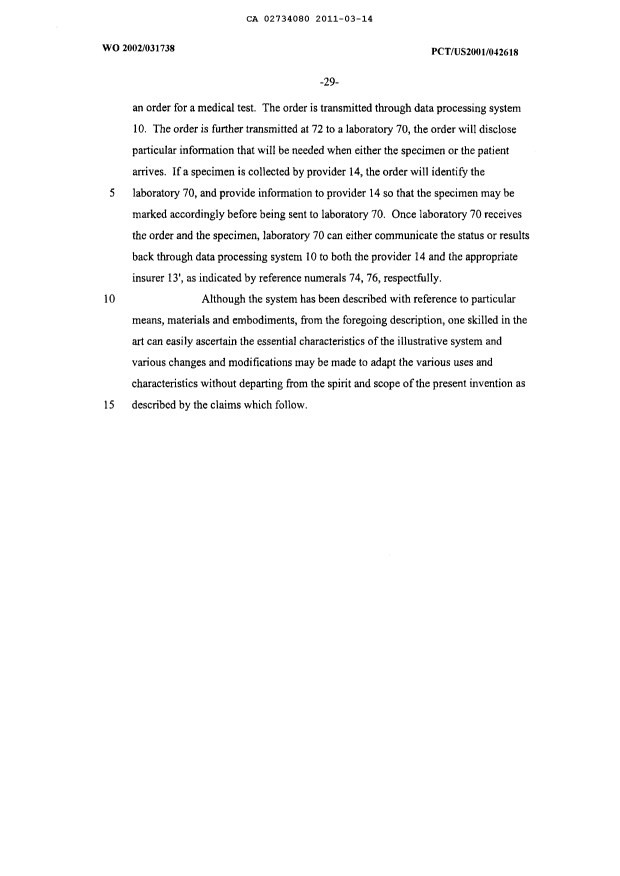 Canadian Patent Document 2734080. Description 20110314. Image 29 of 29