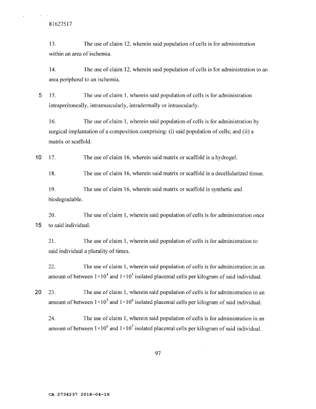 Document de brevet canadien 2734237. Revendications 20180416. Image 2 de 4