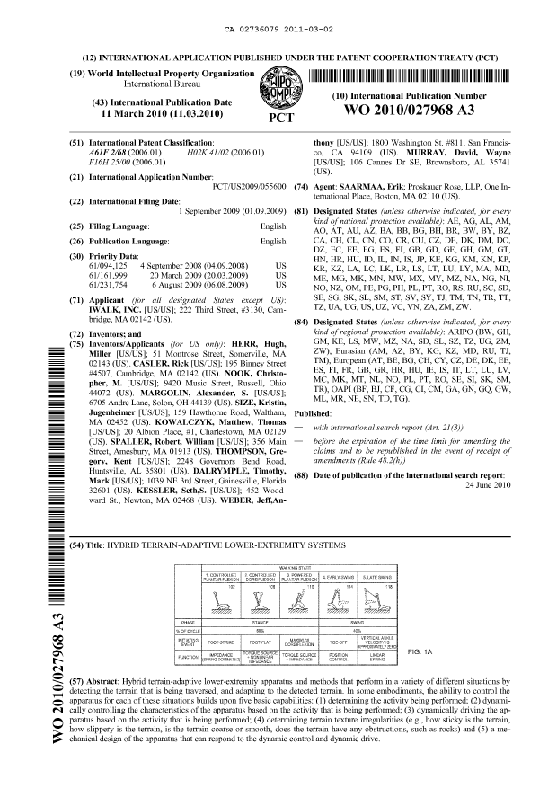 Document de brevet canadien 2736079. Abrégé 20110302. Image 1 de 1