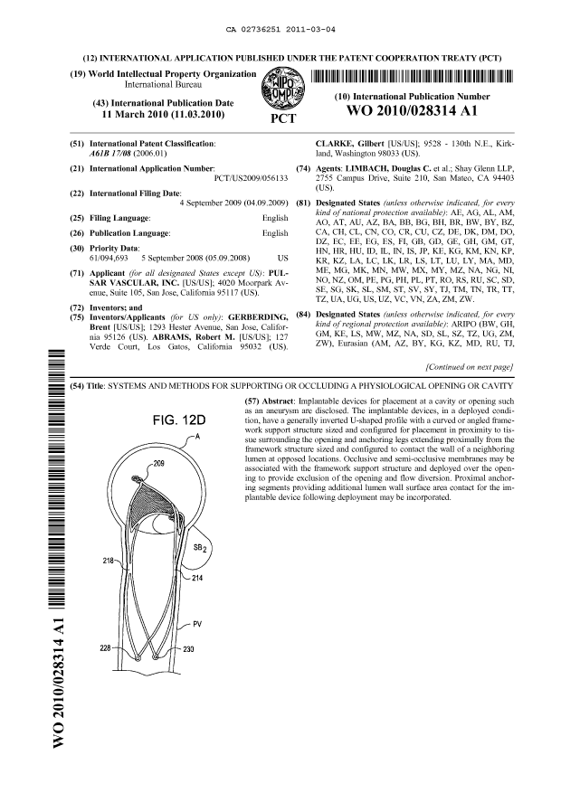 Document de brevet canadien 2736251. Abrégé 20110304. Image 1 de 2