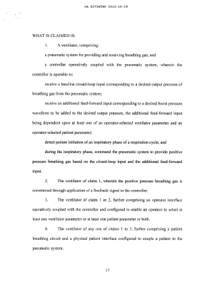 Document de brevet canadien 2736540. Revendications 20131029. Image 1 de 3