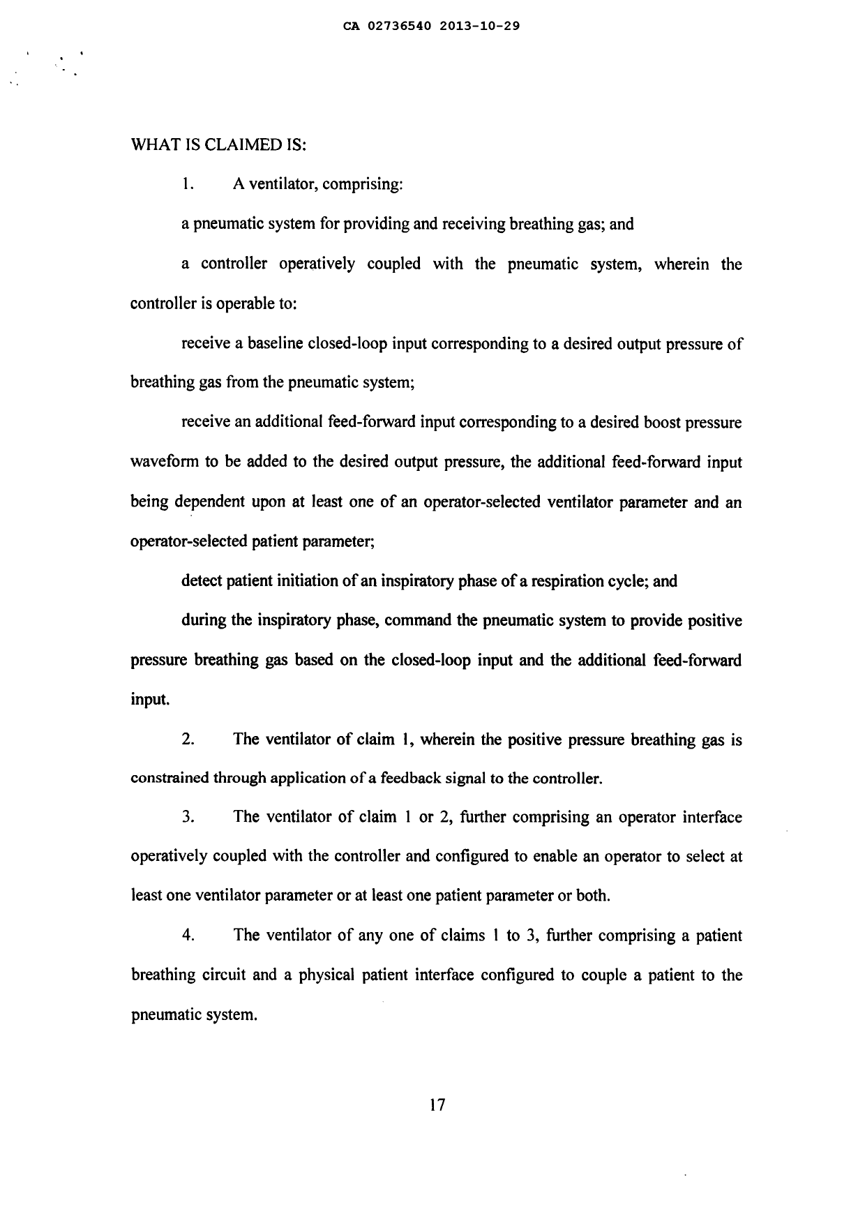 Document de brevet canadien 2736540. Revendications 20131029. Image 1 de 3