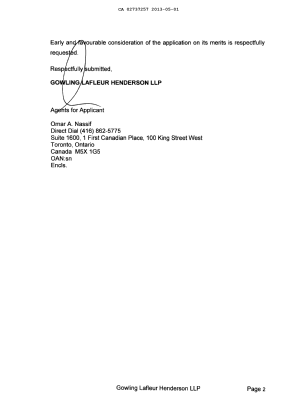 Canadian Patent Document 2737257. Prosecution-Amendment 20121201. Image 2 of 2