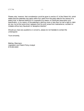 Document de brevet canadien 2737704. Correspondance 20131220. Image 2 de 2