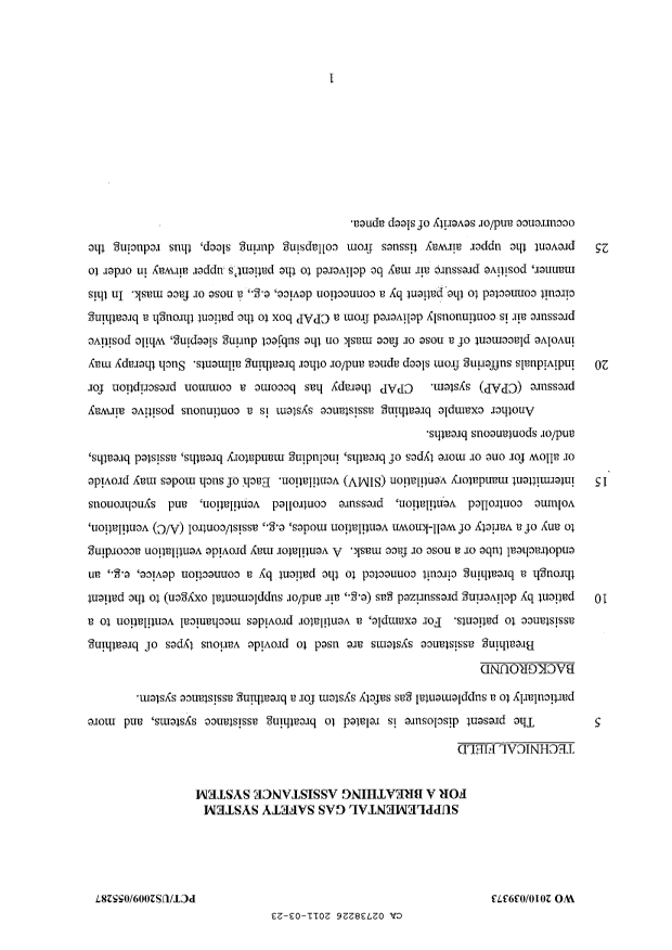 Canadian Patent Document 2738226. Description 20110323. Image 1 of 64