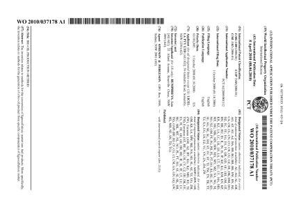 Document de brevet canadien 2738333. Abrégé 20110324. Image 1 de 1