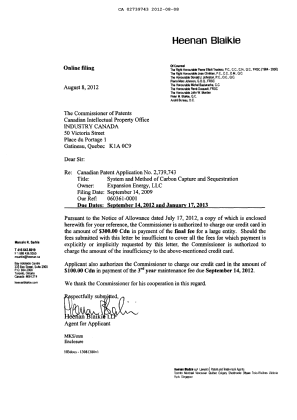 Document de brevet canadien 2739743. Taxes 20111208. Image 3 de 4