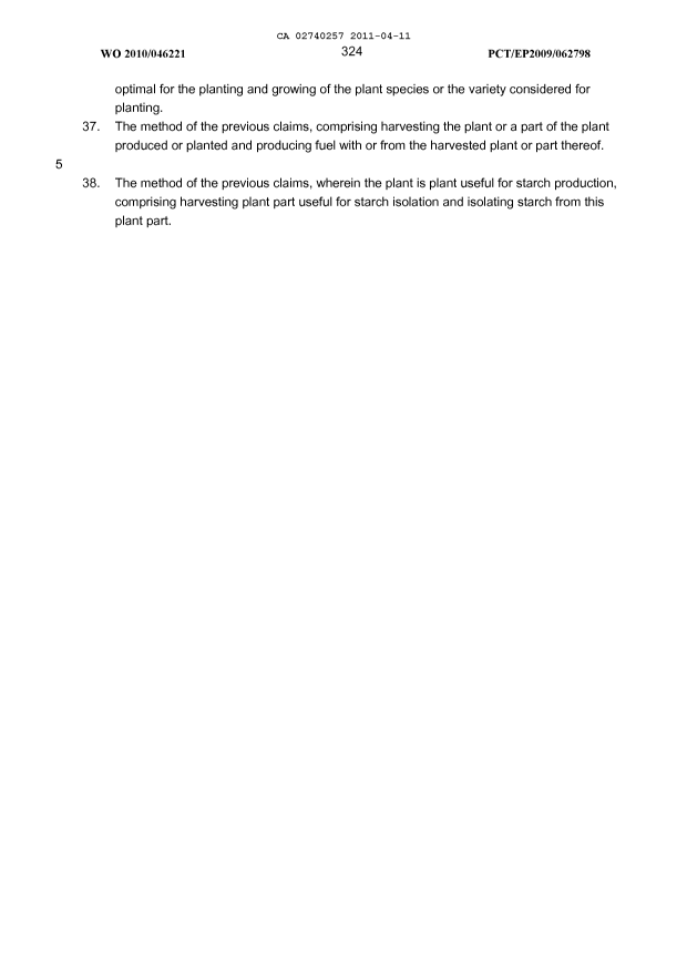 Document de brevet canadien 2740257. Revendications 20110411. Image 10 de 10
