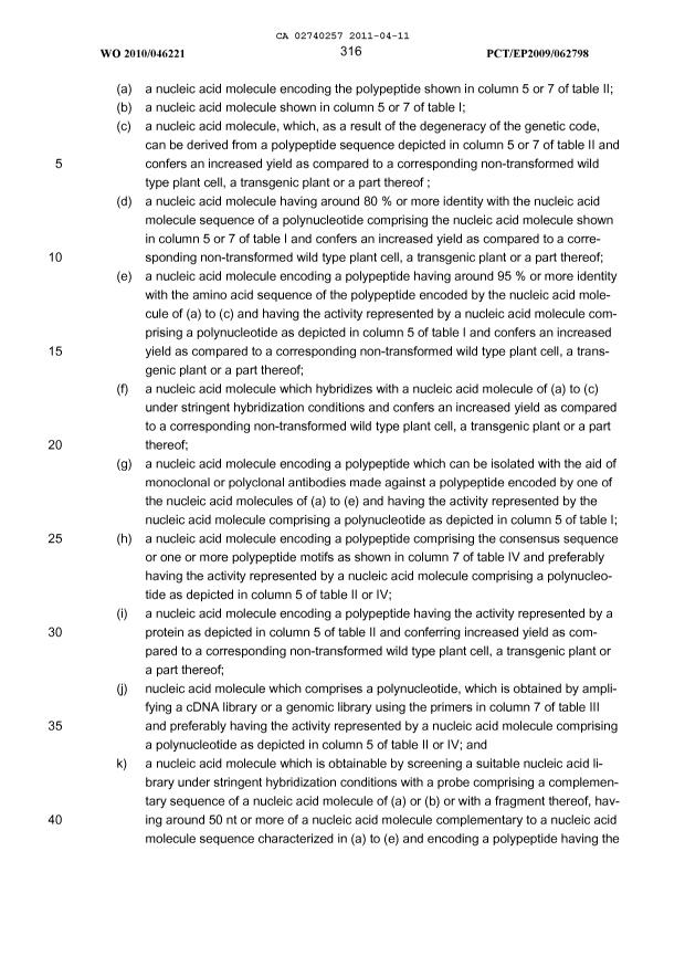 Document de brevet canadien 2740257. Revendications 20110411. Image 2 de 10