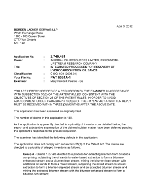 Canadian Patent Document 2740481. Prosecution-Amendment 20111203. Image 1 of 4