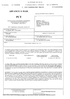 Document de brevet canadien 2741386. Correspondance 20111229. Image 3 de 4