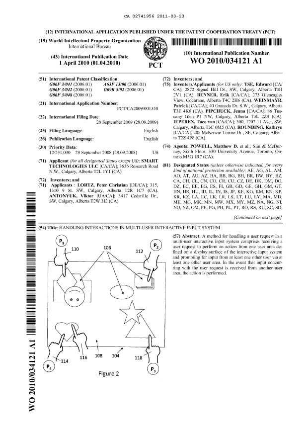 Document de brevet canadien 2741956. Abrégé 20110323. Image 1 de 2