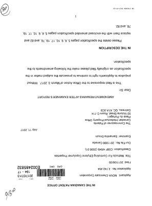 Canadian Patent Document 2742454. Prosecution-Amendment 20161213. Image 1 of 28
