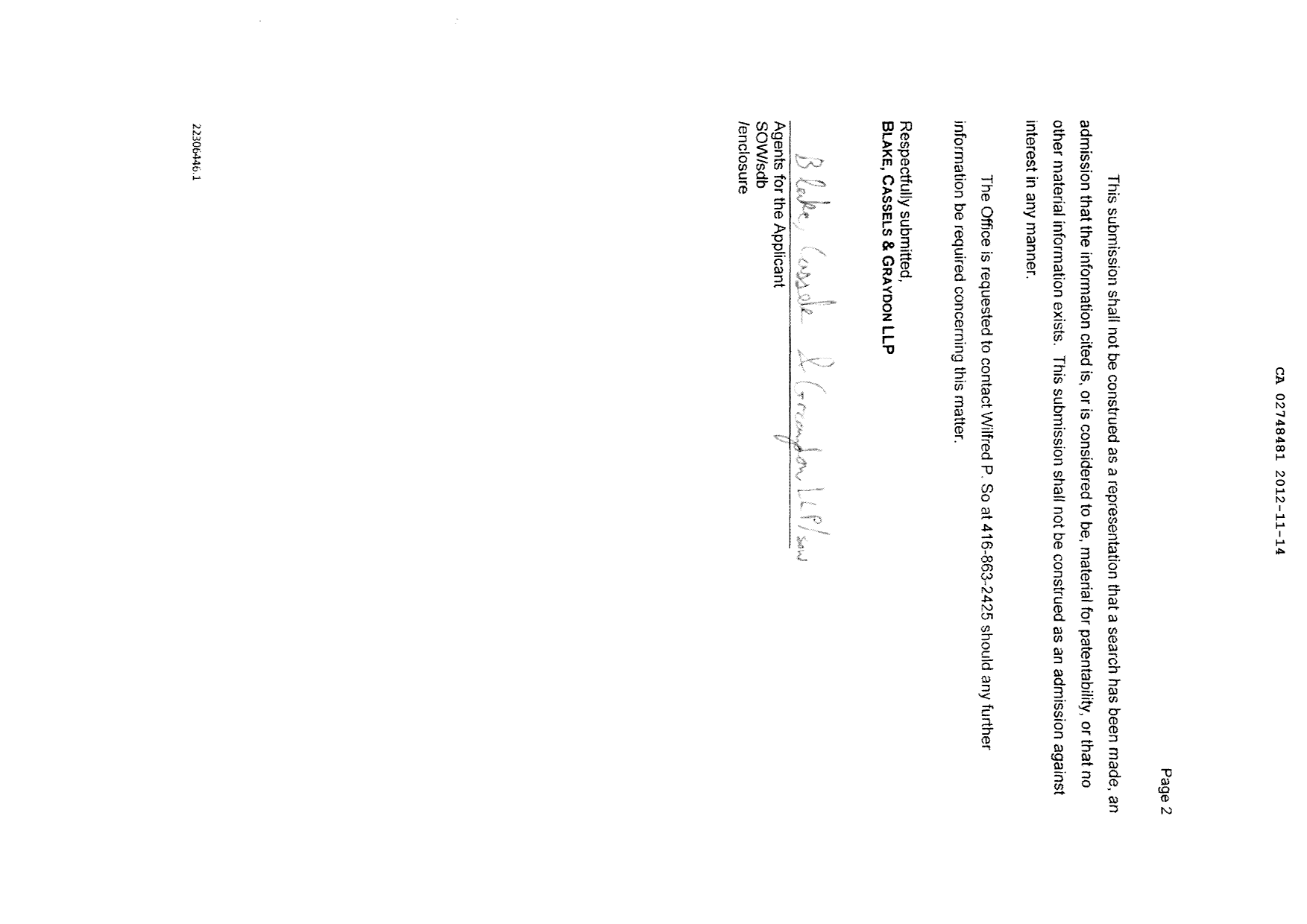 Canadian Patent Document 2748481. Prosecution-Amendment 20111214. Image 3 of 3