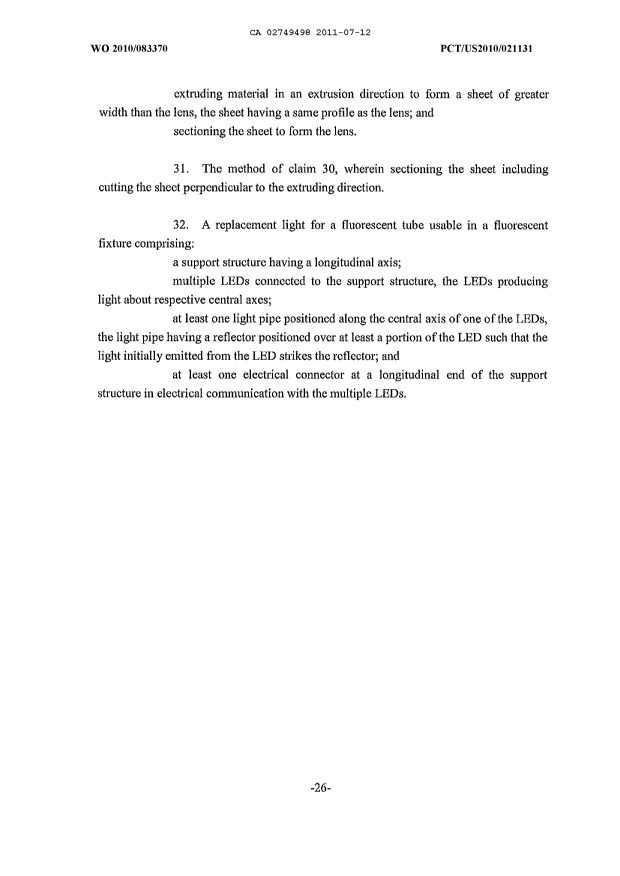 Document de brevet canadien 2749498. Revendications 20110712. Image 4 de 4