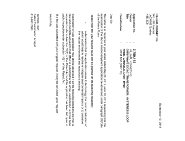 Canadian Patent Document 2750152. Prosecution-Amendment 20111212. Image 1 of 1